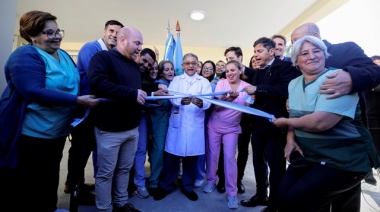 Kicillof inauguró la ampliación del Centro de Atención Primaria de la Salud de General Pirán