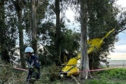 Accidente aéreo en San Cayetano: llevaba una aeronave para venderla y se estrelló en el camino