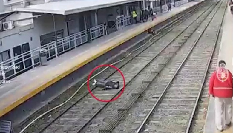 Un hombre se descompensó y cayó a las vías del Tren San Martín