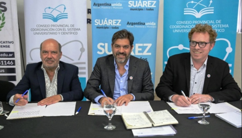 Firman convenios con General La Madrid, Coronel Suárez, Puan y Coronel Pringles