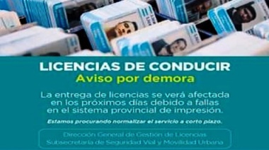 En Florencio Varela ya piden el” Pase sanitario” para tramitar la licencia de conducir