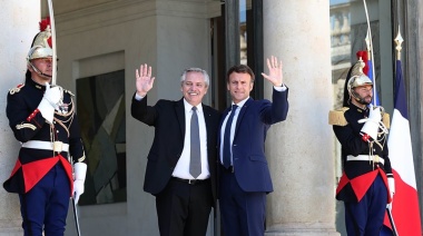 Fernández con Macron: “El mundo necesita más proteínas, no misiles"