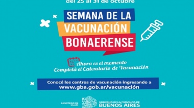 Salud lanzó la Semana de la Vacunación en toda la provincia