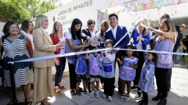 Kicillof inauguró el Jardín de Infantes N°1.030 de La Matanza