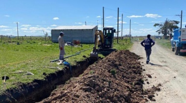Amplían la red de agua potable en la localidad de María Ignacia Vela, en Tandil