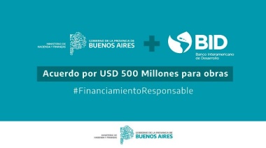 El BID aprueba financiamiento a la provincia de Buenos Aires por U$S 500 millones