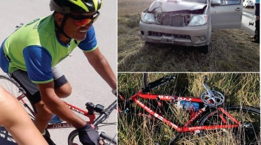 Dolor y conmoción por la muerte de un ciclista de Tres Arroyos en la ruta 85