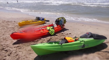Un turista murió en  Mar Chiquita mientras pescaba desde un kayak