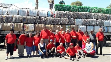 Un Taller Protegido bonaerense recicló más de 150 mil kilos de plástico en 5 años