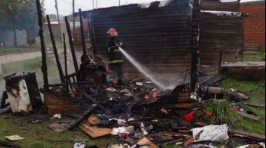 Una mujer murió calcinada al incendiarse una vivienda precaria en Mar del Plata