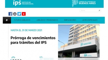 El IPS extiende la prórroga de documentación con vencimiento