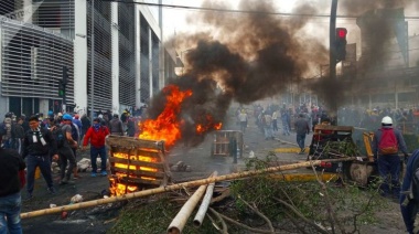 Otro día de movilizaciones en Ecuador, con violencia y sin respuestas