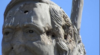 Balearon en Vedia un monumento del ex presidente Néstor Kirchner