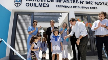 Inauguran en Quilmes jardín de infantes y Centro de Atención Primaria de la Salud