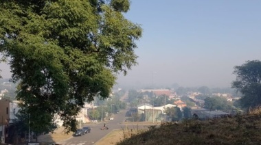 Tapada por el humo de los incendios en el Delta, San Pedro pasó un finde “irrespirable”