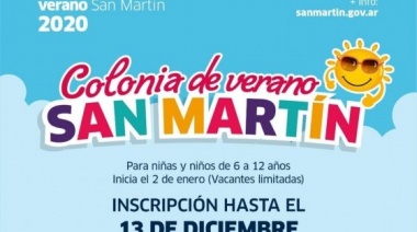 En San Martín preparan una Colonia gratuita para los niños, adolescentes y adultos del Municipio