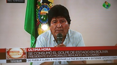 Evo Morales renunció a la Presidencia de Bolivia