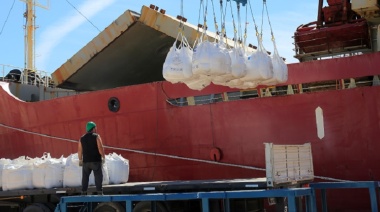 Récord de exportaciones que salieron del Puerto de Bahía Blanca en enero