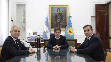 Kicillof se reunió con los ministros Soria y Alak
