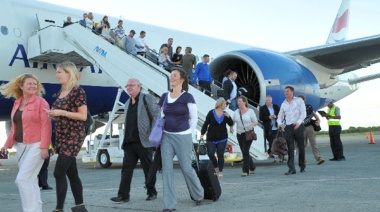 Creció el 320 por ciento la llegada de turistas extranjeros al país