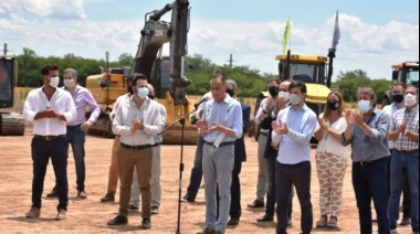 Inician obras hídricas y viales anunciadas por el presidente Alberto Fernández