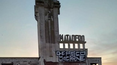 Dos activistas veganos fueron demorados por vandalizar las ruinas de Epecuén