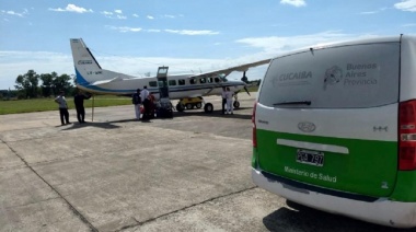 Después de 3 años, el CUCAIBA volvió a contar con un avión para operativos de donación de órganos