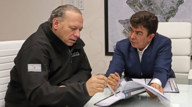 Espinoza se reunió con Berni para ampliar el sistema integral de seguridad en La Matanza