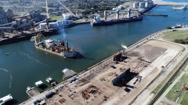 Los puertos públicos bonaerenses aumentaron casi un 10% la carga a granel
