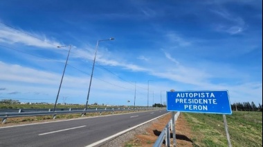 Autopista Presidente Perón: Kicillof y Katopodis habilitaron un nuevo tramo de la obra
